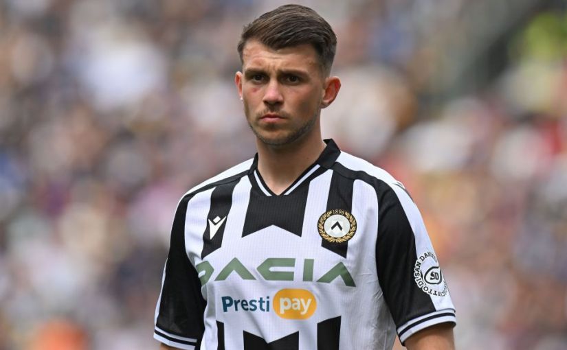 Udinese midfielder Lazar Samardzic