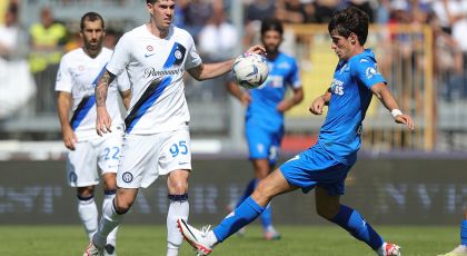 Photo – Inter Milan Defender Alessandro Bastoni Celebrates 1-0 Serie A Win Vs Empoli