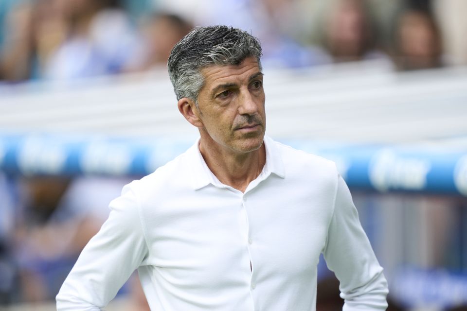 Real Sociedad coach Imanol Alguacil
