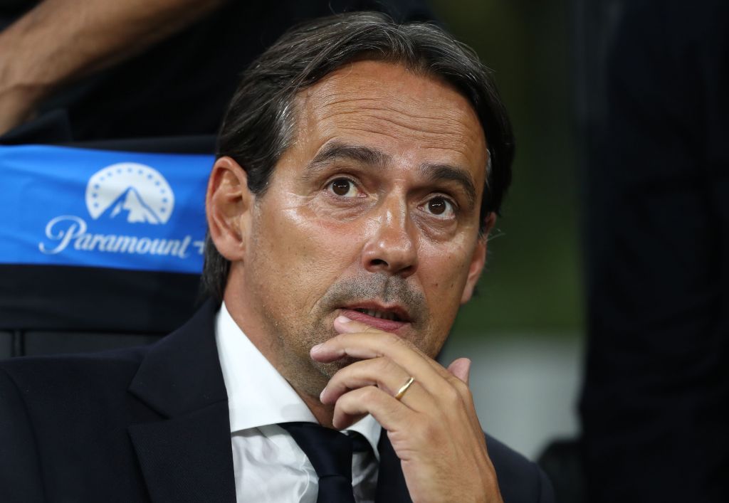 Inter Milan Coach Simone Inzaghi