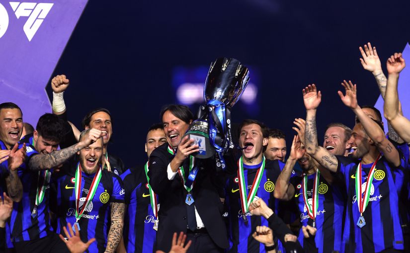 Simone Inzaghi Inter Milan Supercoppa