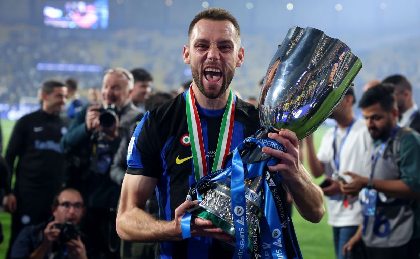Stefan de Vrij Inter Milan Supercoppa Italiana