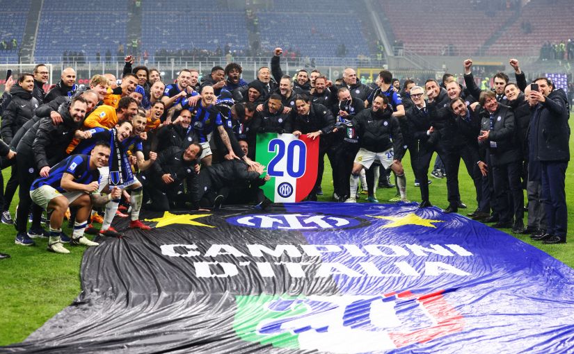 Inter Milan Serie A Champions 2023/2024 20th Scudetto