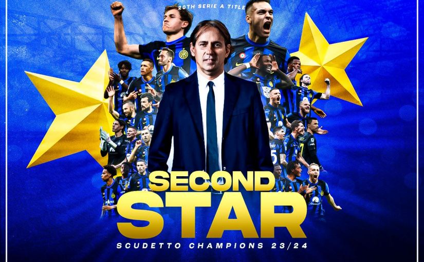 Inter Milan Serie A Champions 20th Time