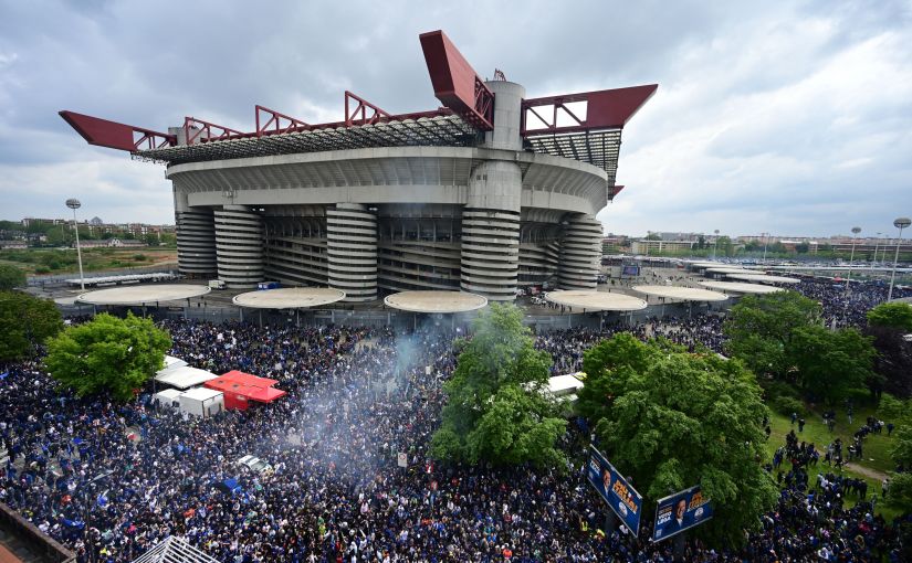 Stadio Giuseppe Meazza In Milan San Siro District Inter Milan Fans