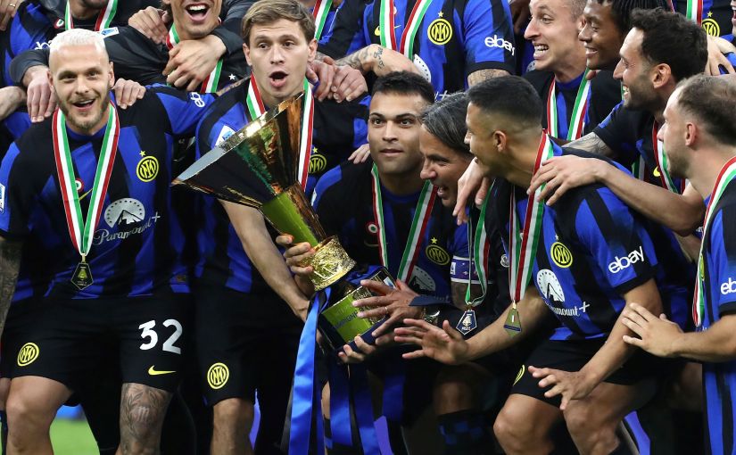Inter Milan Serie A Champions 2023/2024 20th Scudetto