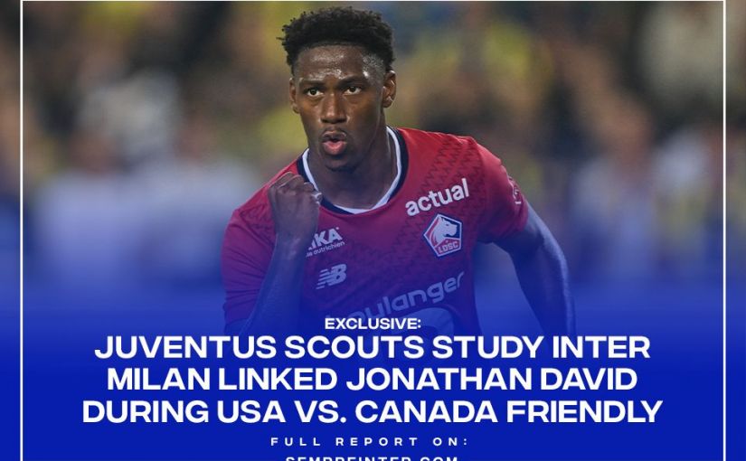 Jonathan David Juventus Scout Inter Milan Target SempreInter.com Exclusive