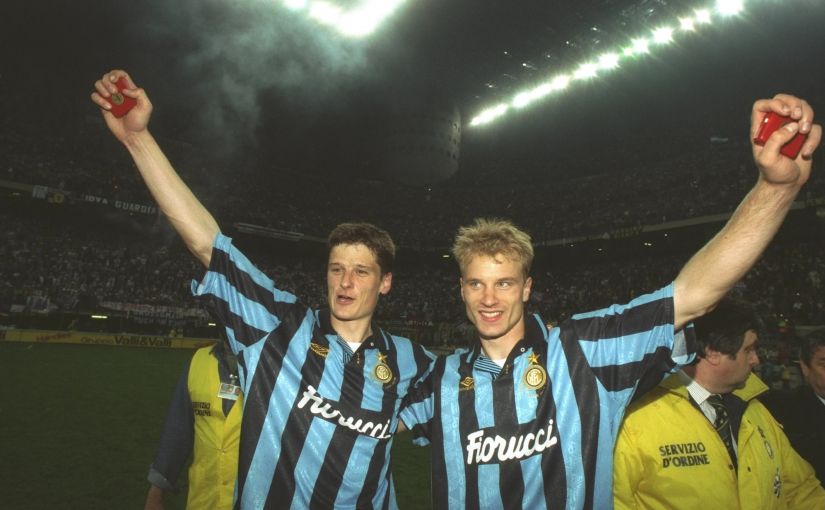 Wim Jonk Dennis Bergkamp Inter Milan