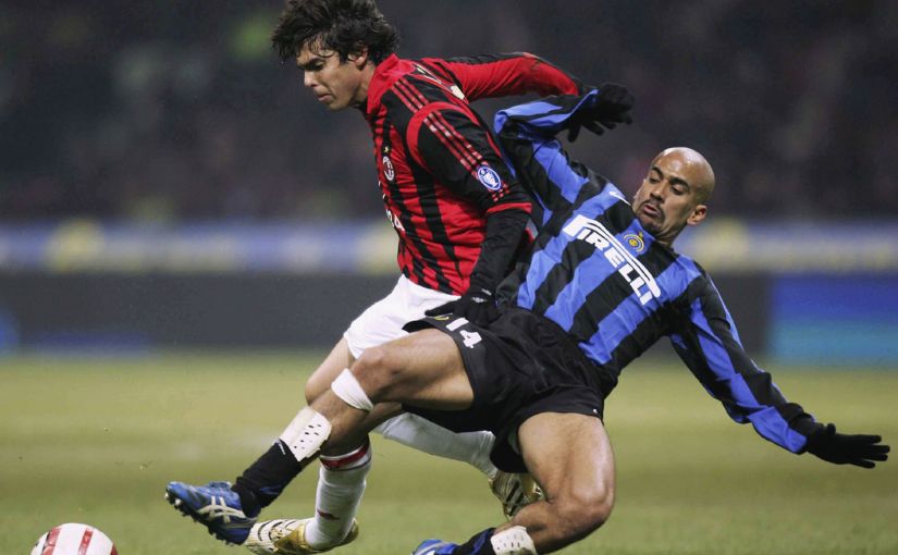 Juan Sebastian Veron Kaka Inter Milan AC Milan