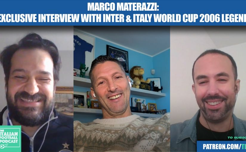TIFP - Ep. 472 Marco Materazzi Interview Italy Inter Milan Legend Inzaghi Option Arsenal YouTube Image