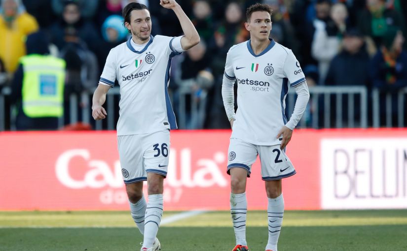 Matteo Darmian Kristjan Asllani Inter Milan