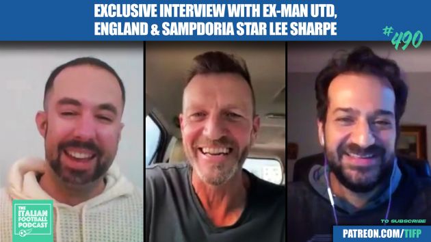 TIFP - Ep 490 Lee Sharpe Ex Man Utd Sampdoria England Interview YouTube Image Inter Milan Champions League