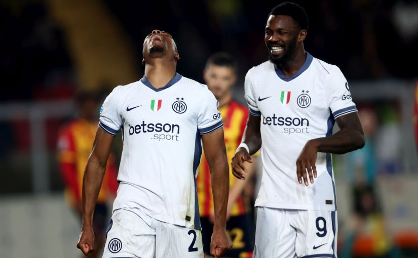 Denzel Dumfries Marcus Thuram Inter Milan
