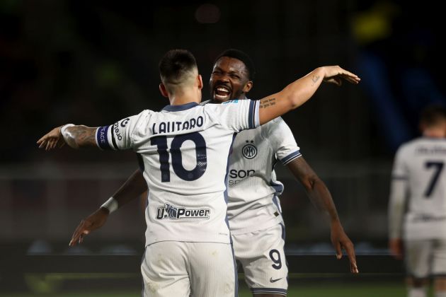 Lautaro Martinez Marcus Thuram Inter Milan