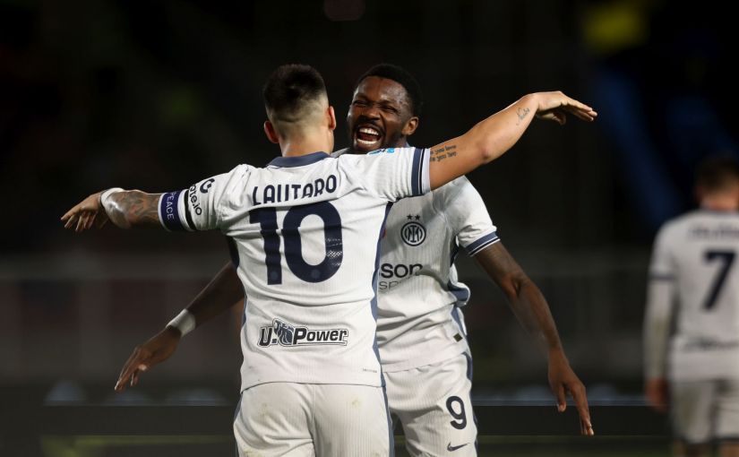 Lautaro Martinez Marcus Thuram Inter Milan