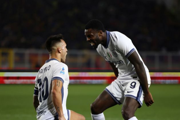 Lautaro Martinez and Marcus Thuram