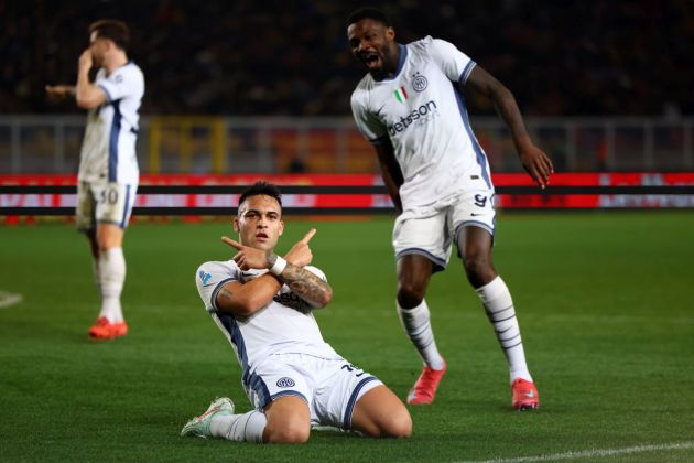 Lautaro Martinez Marcus Thuram Inter Milan