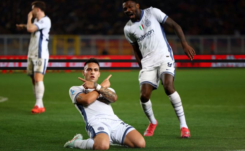 Lautaro Martinez Marcus Thuram Inter Milan