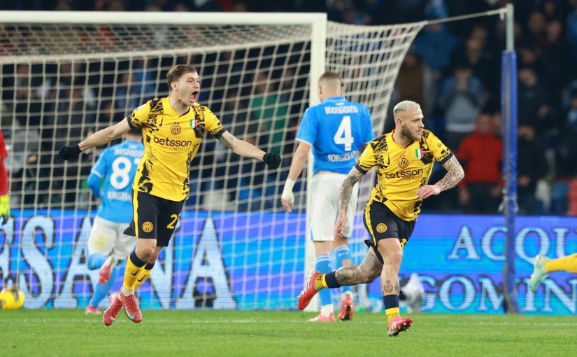 Nicolo Barella Federico Dimarco Inter Milan