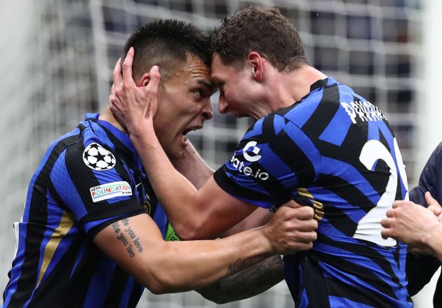 Inter Milan Lautaro Martinez Benjamin Pavard