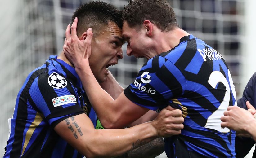 Inter Milan Lautaro Martinez Benjamin Pavard