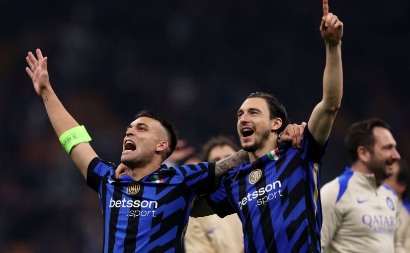Lautaro Martinez Matteo Darmian Inter Milan