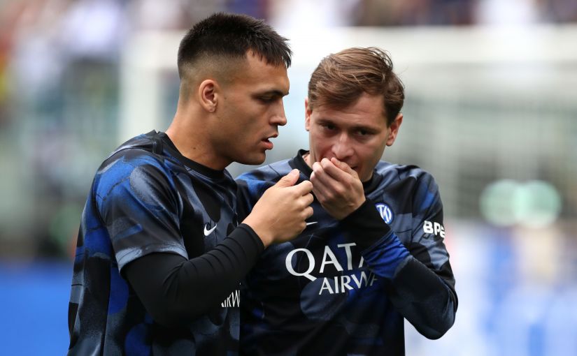 Inter Milan Nicolo Barella Lautaro Martinez