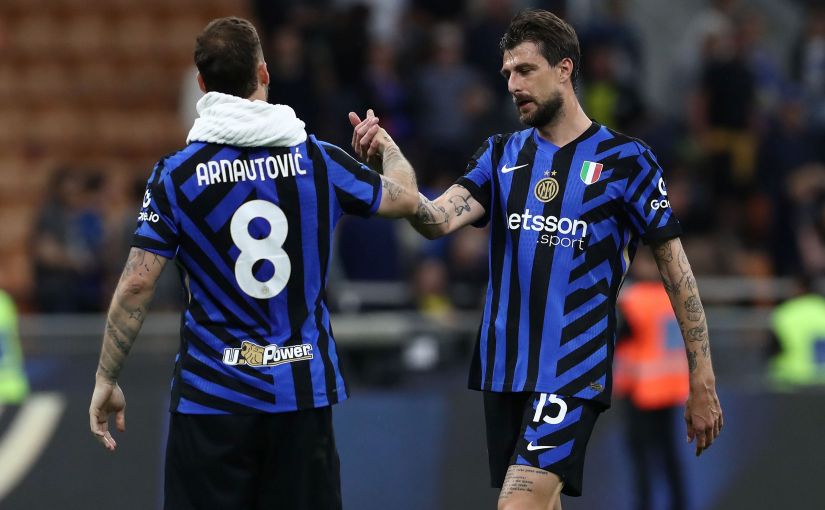 Inter Milan Francesco Acerbi Marko Arnautovic