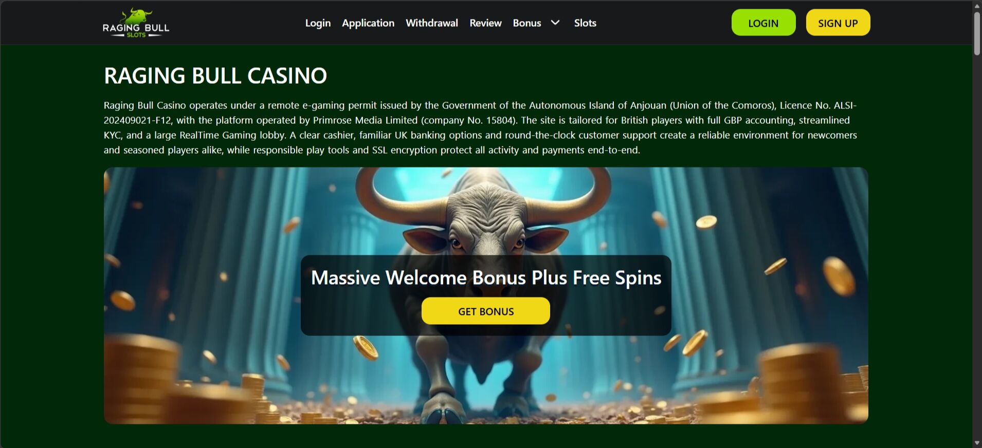 Raging Bull casino
