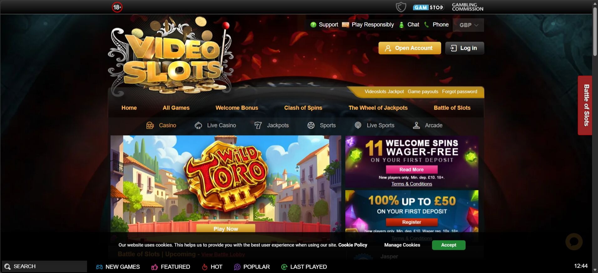 Videoslots best online casino uk
