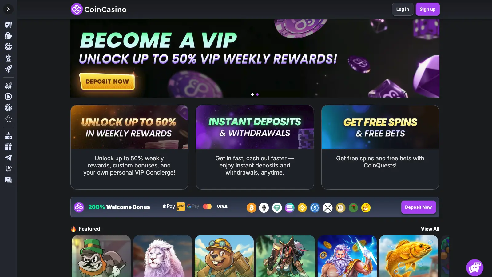 CoinCasino screenshot
