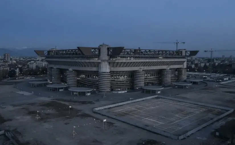 San Siro stadium site portrayed as the setting for Inter and Milan’s planned new stadium project