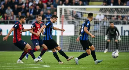 Inter Make It Two Wins as Calhanoglu Strikes Early at Cagliari